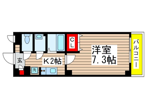 マランド千葉中央の物件間取画像